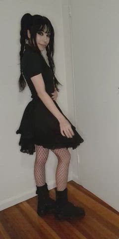 Alt Ass Cute Emo Fishnet Goth Pale Petite