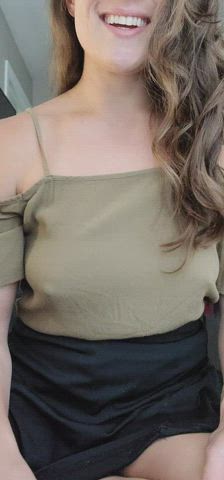 A happy fuck doll waiting to be titty fucked
