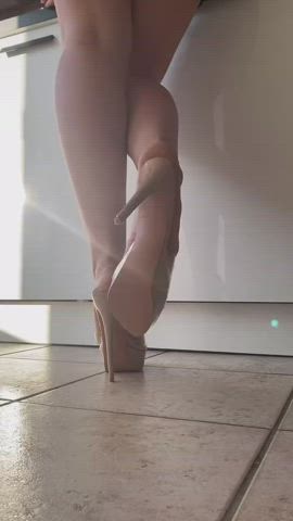 Oops my heel fell off….