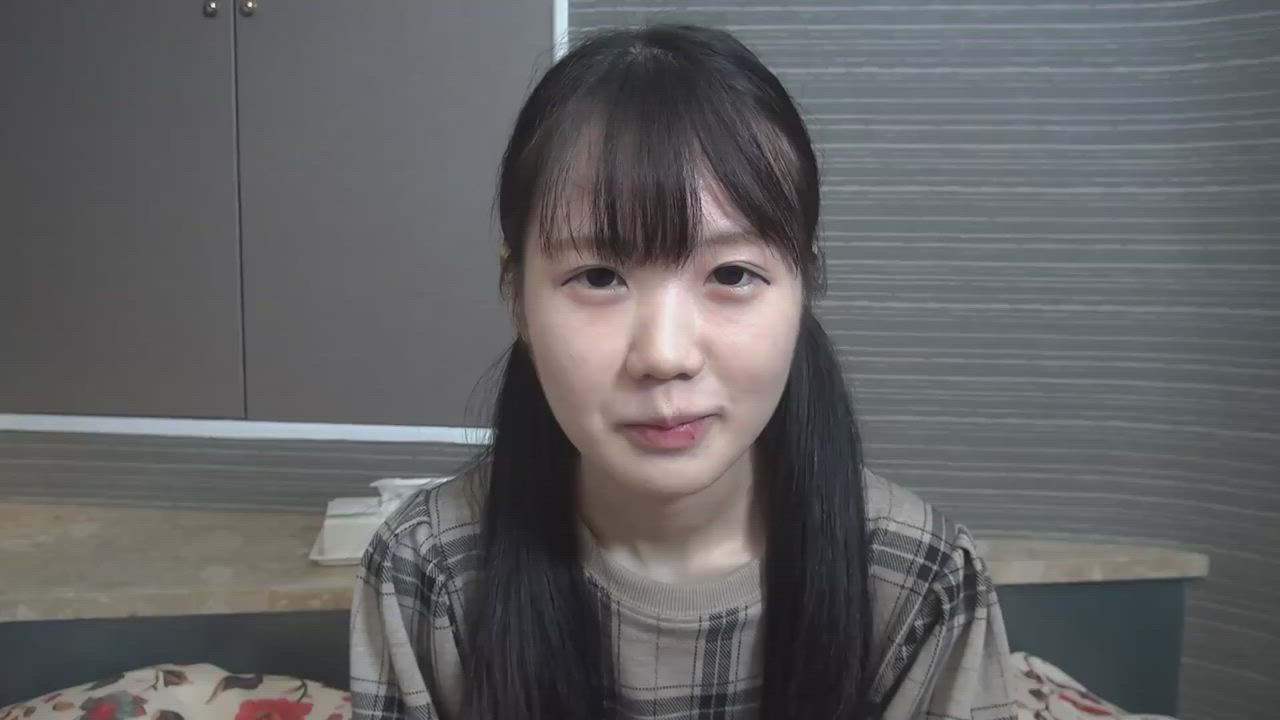 cute innocent girl spills cum