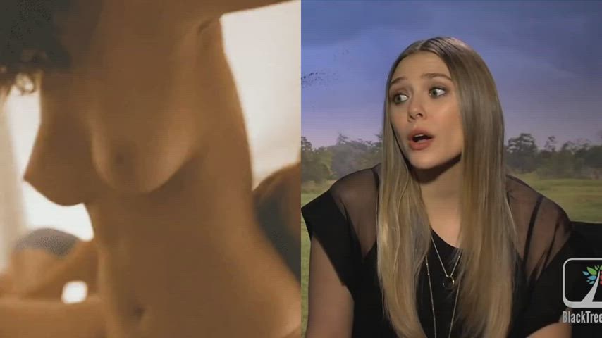 Elizabeth Olsen's thoughts on nudity (sound on)