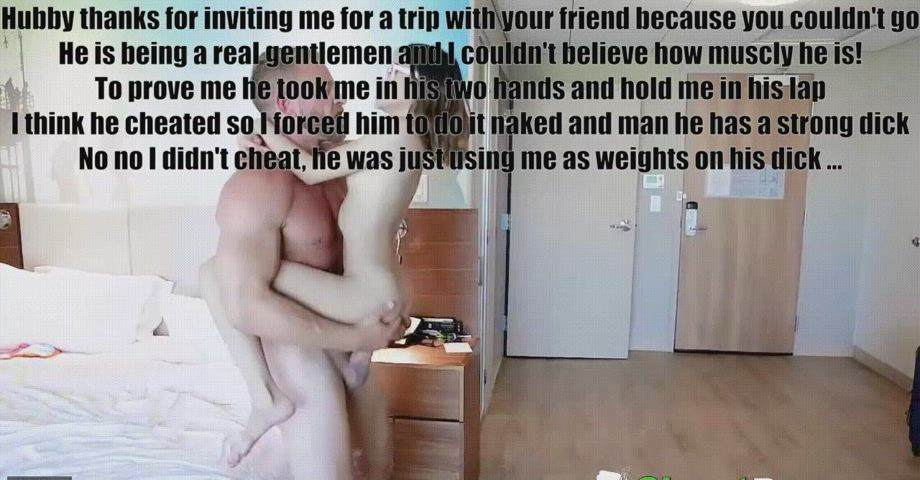 Wife didn't believe my friend how strong he really is