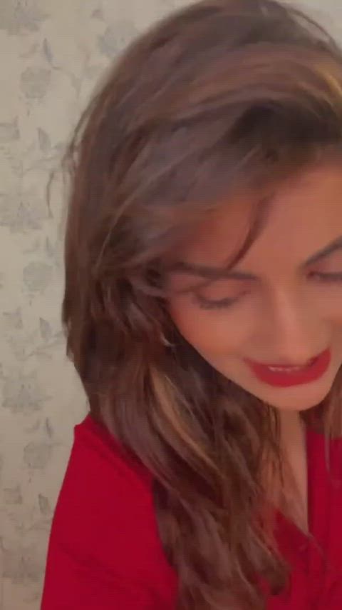 Lady in red ...