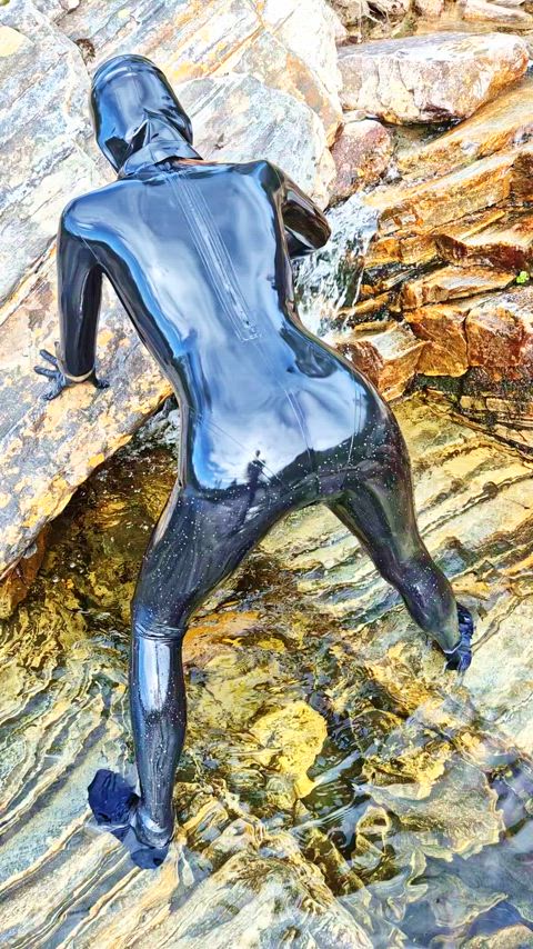fetish latex latex gloves gif