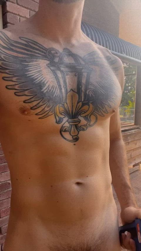 cock outdoor penis pump gif