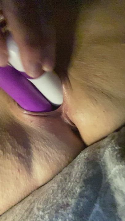 Dildo Double Dildo Pussy Spread gif