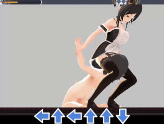 3D Anime Cunnilingus Facesitting Femdom Hentai Maid gif