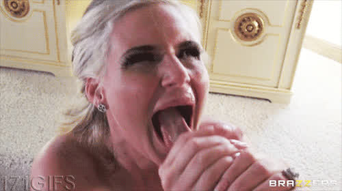 caption cum cum in mouth cumshot facial handjob milf phoenix marie pornstar tongue