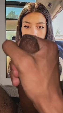 Ava Rose BBC Big Dick Cum Cumshot Facial Teen TikTok Tribute gif