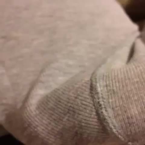 Little tease before stroking it