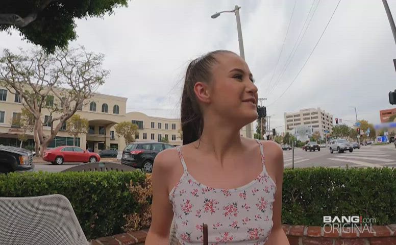 flashing public teen gif