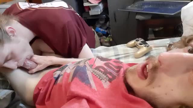 Cole makes me cum again fill his mouth