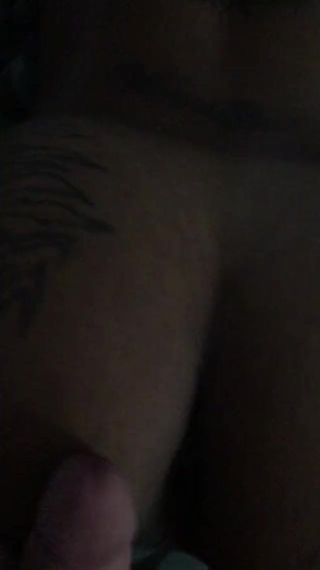 After fucking this tranny's ass, I jerk and cum all over it.