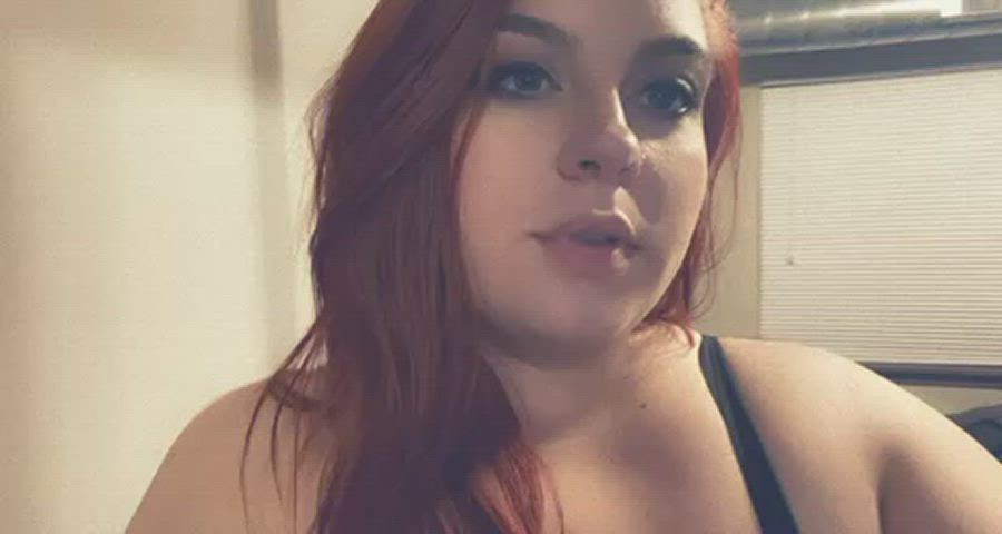 BBW Big Tits Lingerie gif
