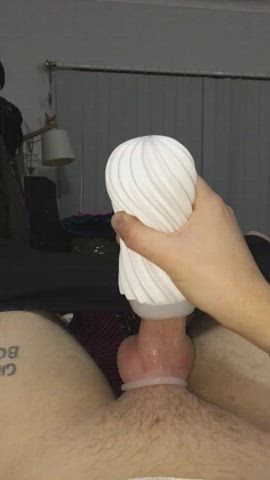 cum ruined orgasm toy twink gif