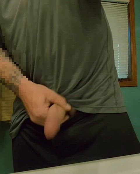 bwc big dick cock solo thick thick cock gif