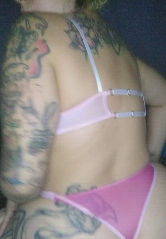 ass big ass booty curvy girl girl tattoo gif