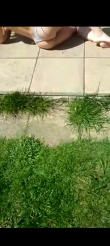 Pee Peeing Piss Pissing Bikini Outdoor Porn GIF by bigwite4skin