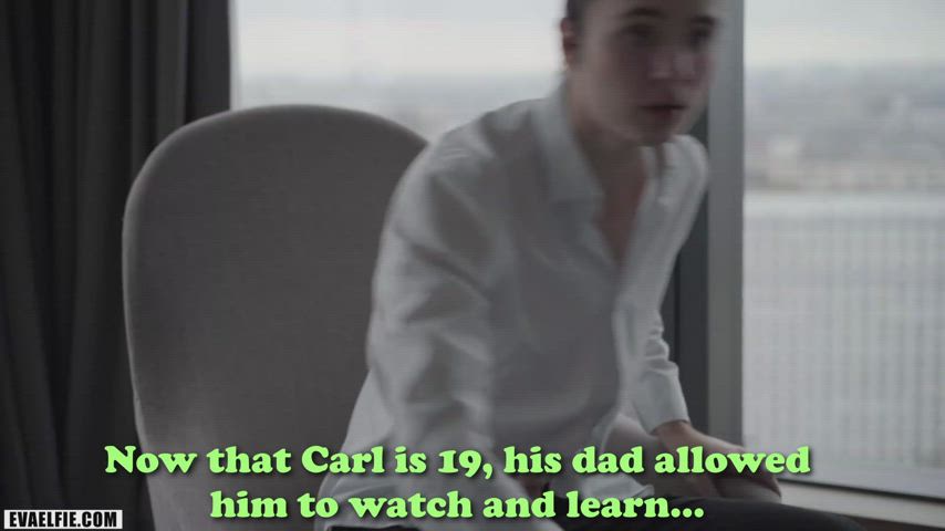 18 Years Old Brother Caption Dad Daughter Eva Elfie Family Taboo Teen Porn GIF by