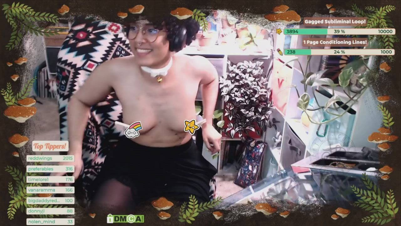 My viewers love to drop me when I'm trying to give myself a spanking! c:<