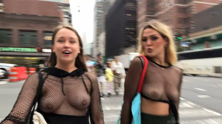 out on the town, making memories