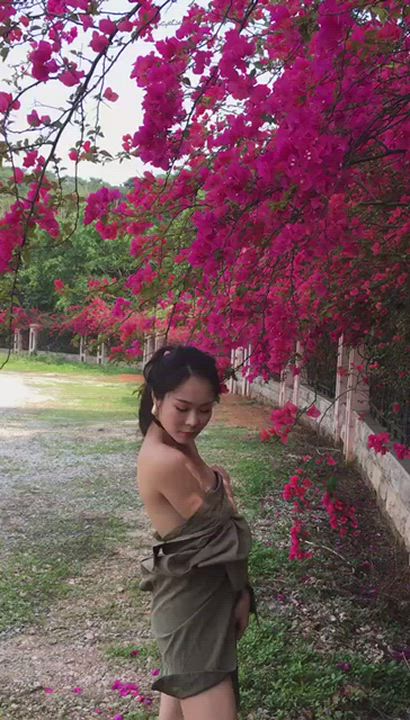 Asian Exhibitionism Exhibitionist Model Nude Nude Art Nudist Nudity Outdoor Petite