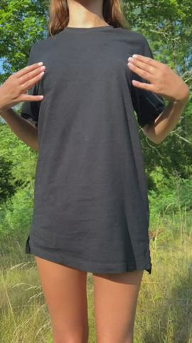fluffibottom petite t-shirt teen gif