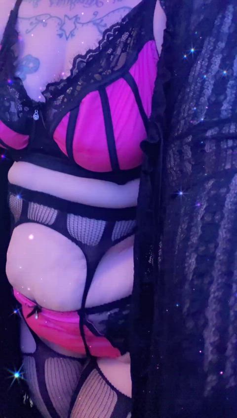 bbw babe cute goth pale pawg gif