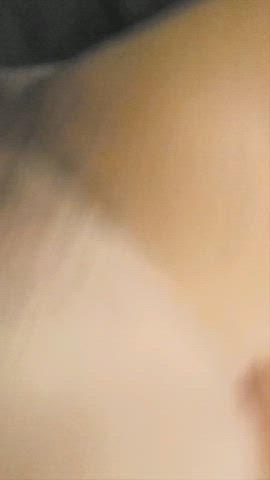 Him sucking my clit. Focus was bad, but you can listen to me cum.