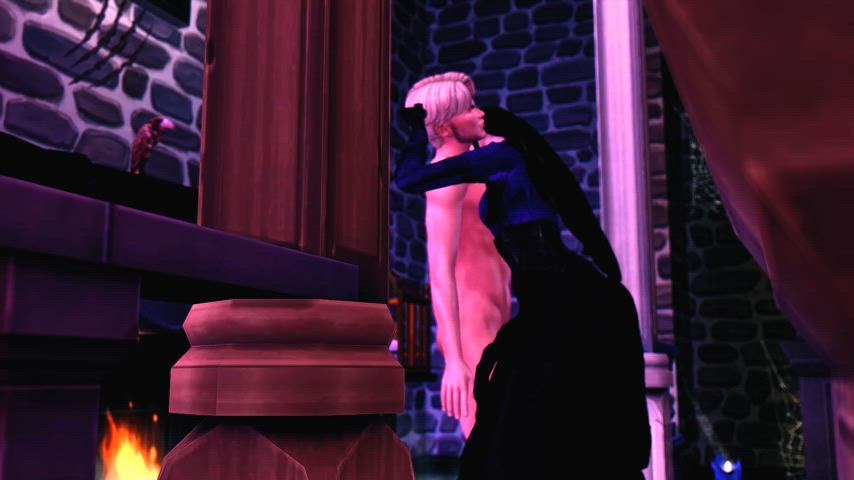 3d animation handjob horror monster girl nsfw rule34 vampire goth-girls rule-34 western-hentai