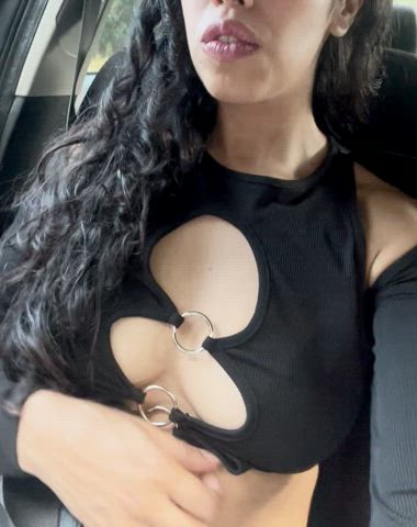 [Drop] So excited for the trip, that I had to take my tits out