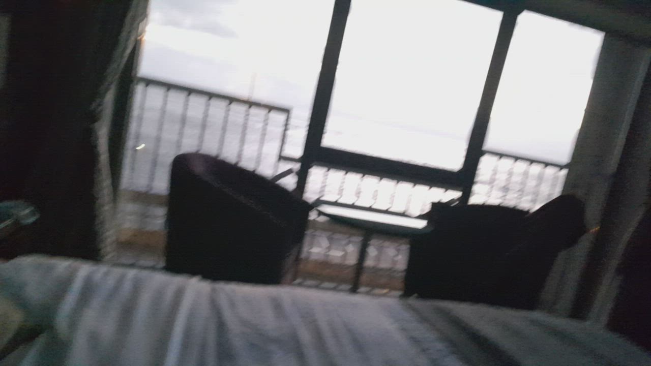 Beautiful view of the Atlantic from [M]y hotel room tonight