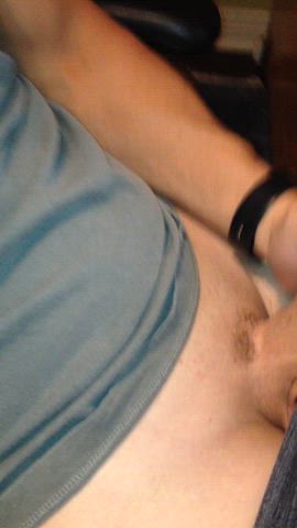 cock cut cock jerk off male masturbation masturbating solo thick cock gif