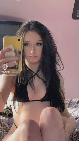 Alt Belly Button Bikini Curvy Emo Goth Pale Pretty Teen gif