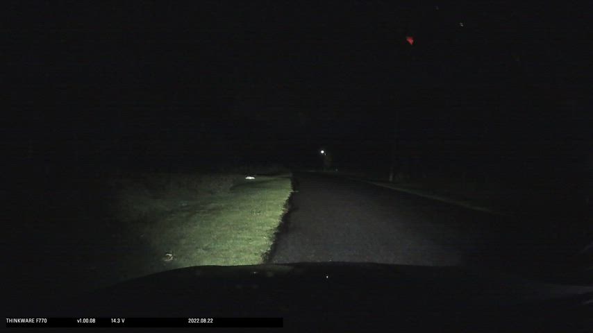 Cumshot in front of car, nearly caught!