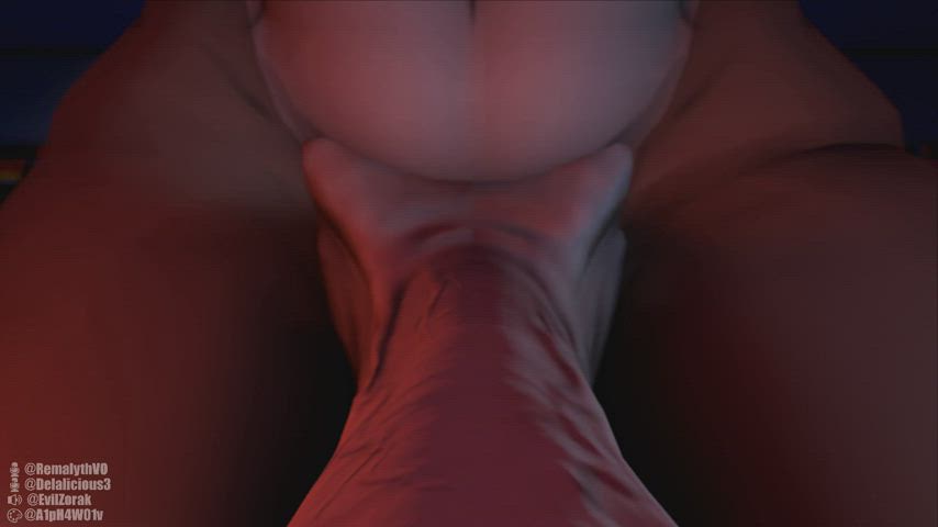 animation big dick big tits blowjob cumshot pov tits gif