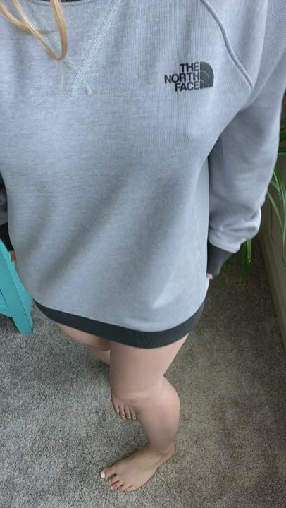 I'd rather just stay cozy in this sweatshirt or naked in bed than go to work today