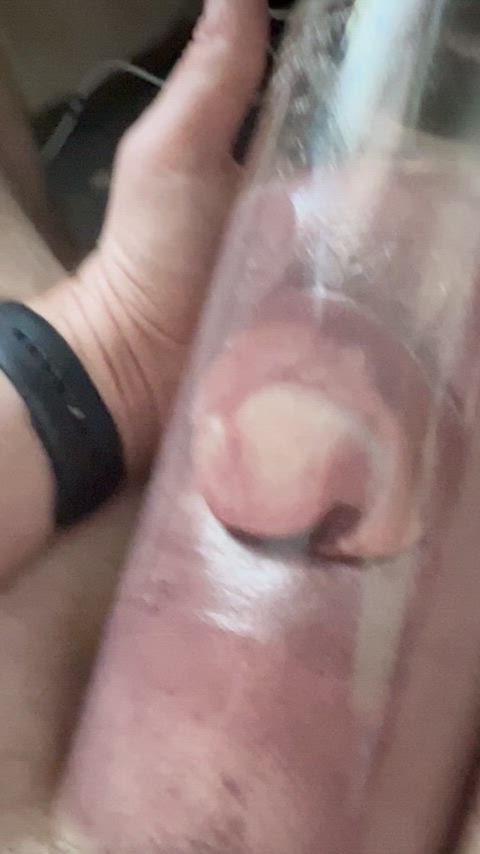 amateur big balls penis pump gif