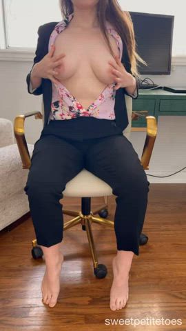 coworker natural tits striptease tits forty-five-fifty-five gif