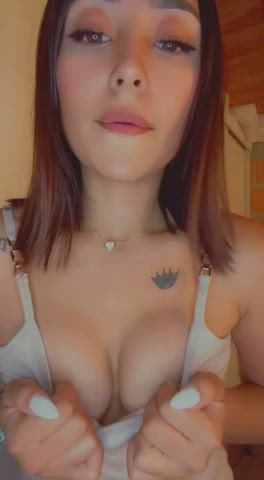 camsoda camgirl natural tits tease teasing tits gif
