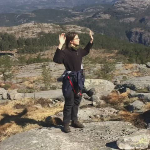 brunette celebrity norwegian gif