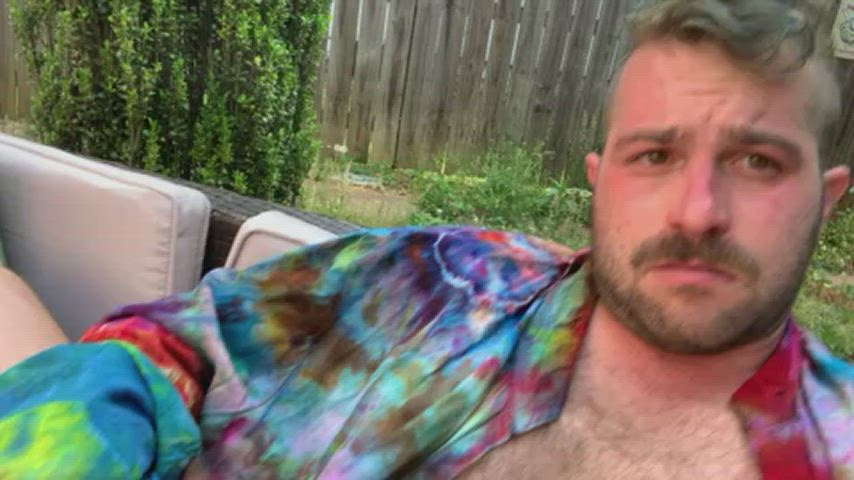 In the backyard (fuck my neighbors)