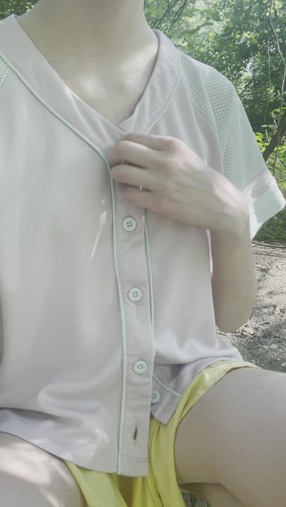 What would you do if you caught me in the woods stripping? 💕🌲
