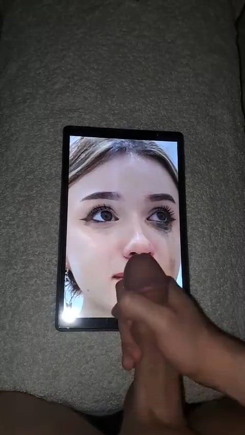 big dick celebrity cum cumshot cute facial nsfw onlyfans teen tribute gif