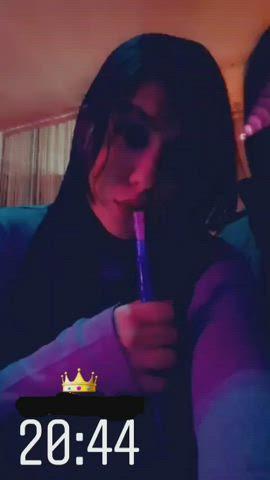 You want me to suck on your cock like I suck on this pipe?