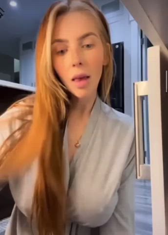 Boobs TikTok White Girl gif