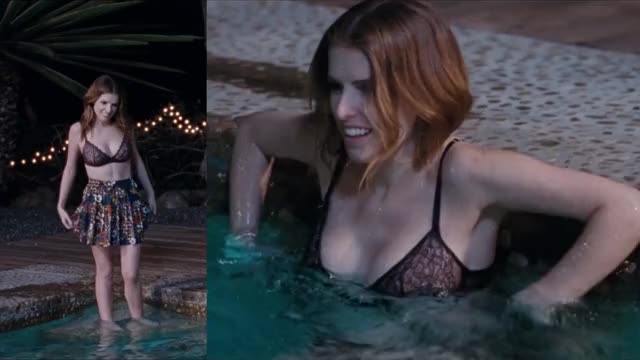 Anna Kendrick - Digging for Fire (2015) - split-screen mini-loop (1/2), in underwear