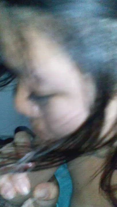 UC Berkeley Student practicing her BJ skills with me