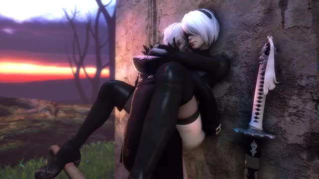 2235567 - Nier Automata Source Filmmaker YoRHa No.2 Type B YoRHa No.9 Type S animated