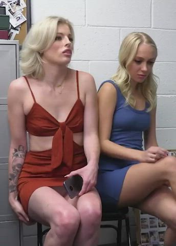 blowjob shop domination threesome gif